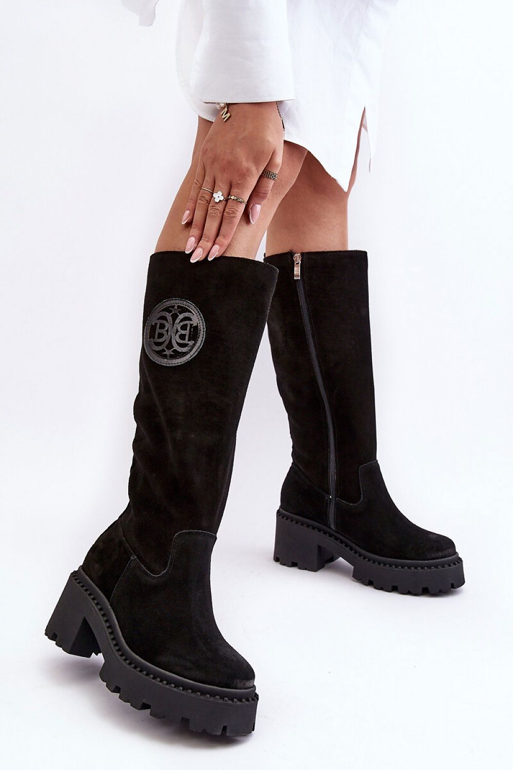  Cizme cu toc model 187333 Step in style 