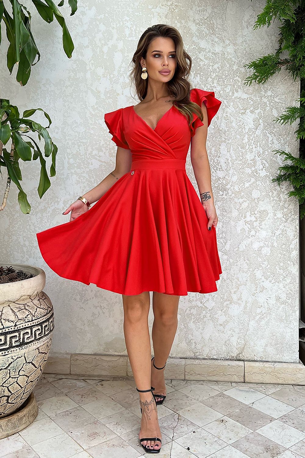  Rochie elegantă model 188228 Bicotone 