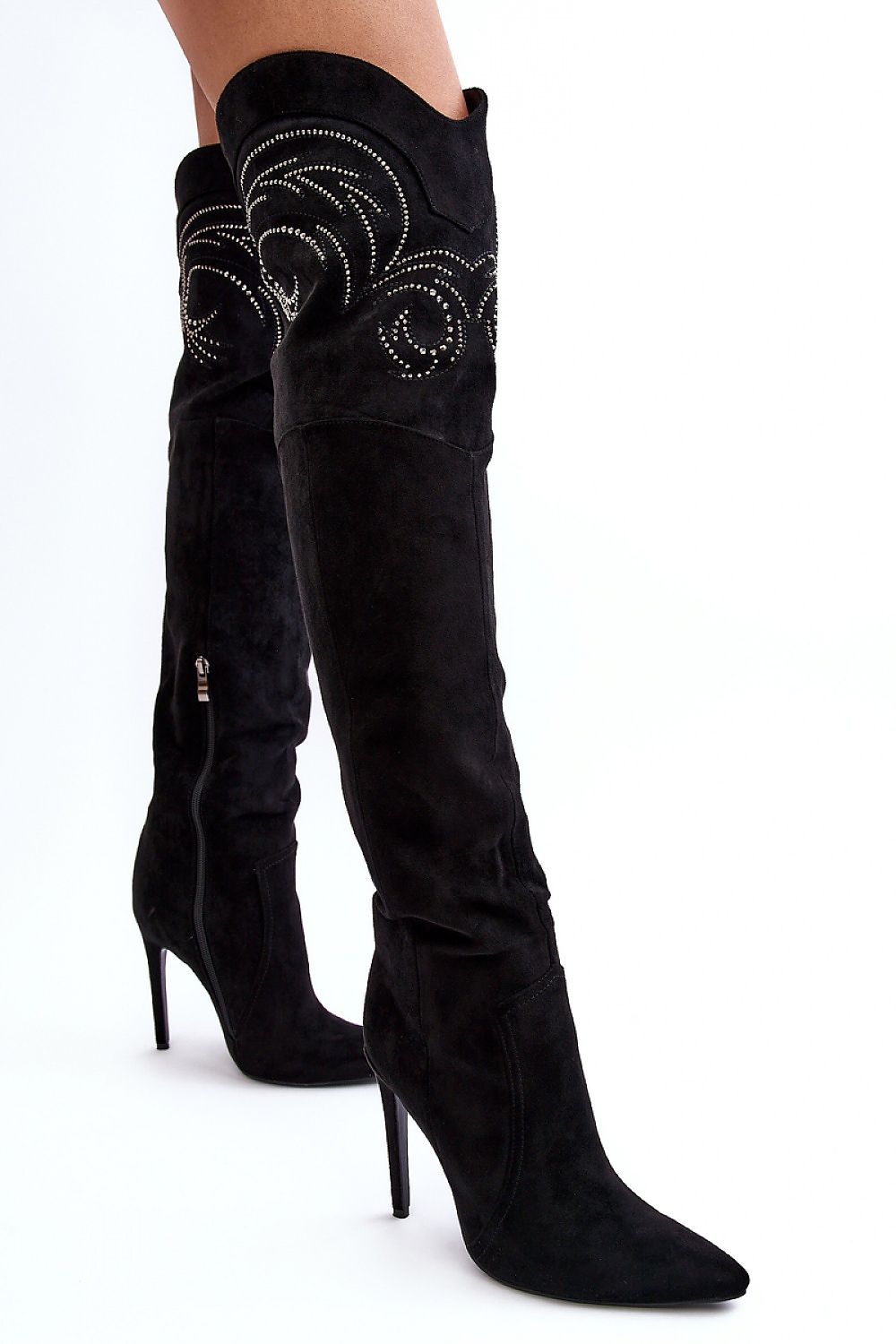  Cizme cu toc model 188715 Step in style 
