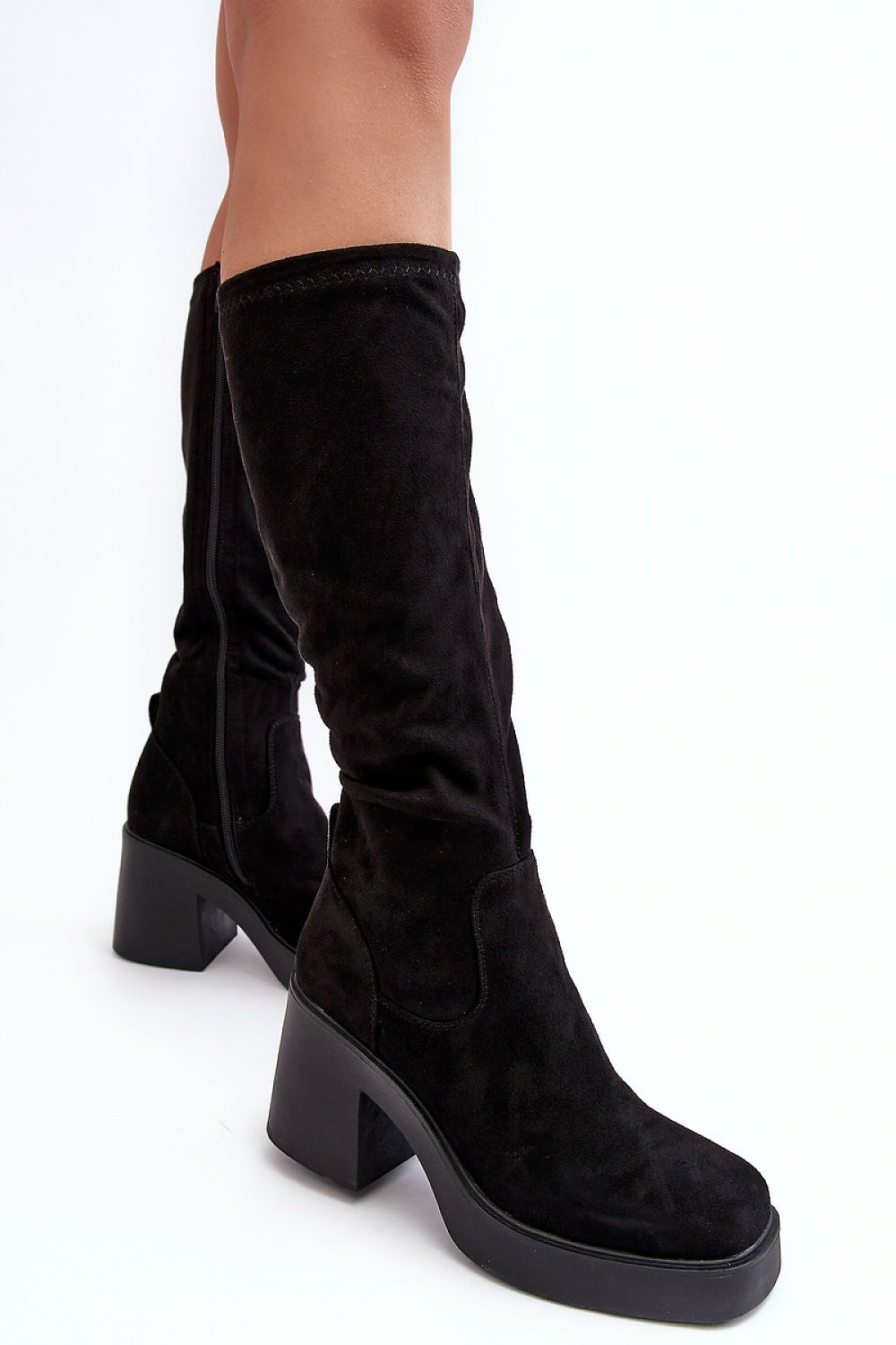  Cizme cu toc model 189049 Step in style 