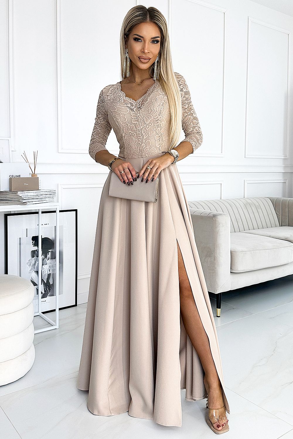  Rochie lungă model 189675 Numoco 