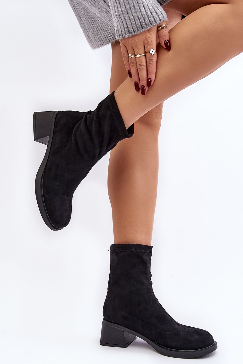  Botine cu toc model 189840 Step in style 