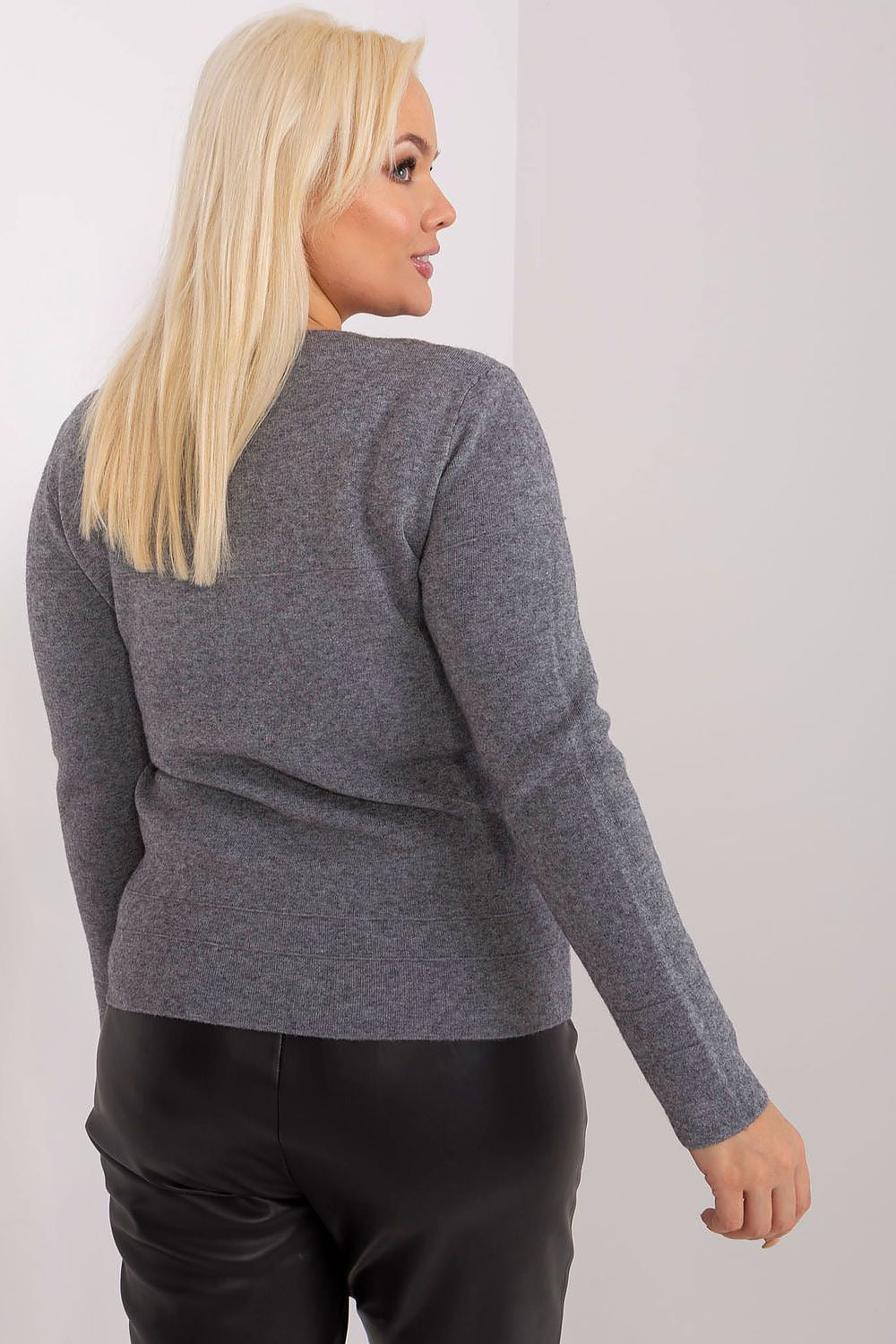  Pulover plus size model 190065 Factory Price 