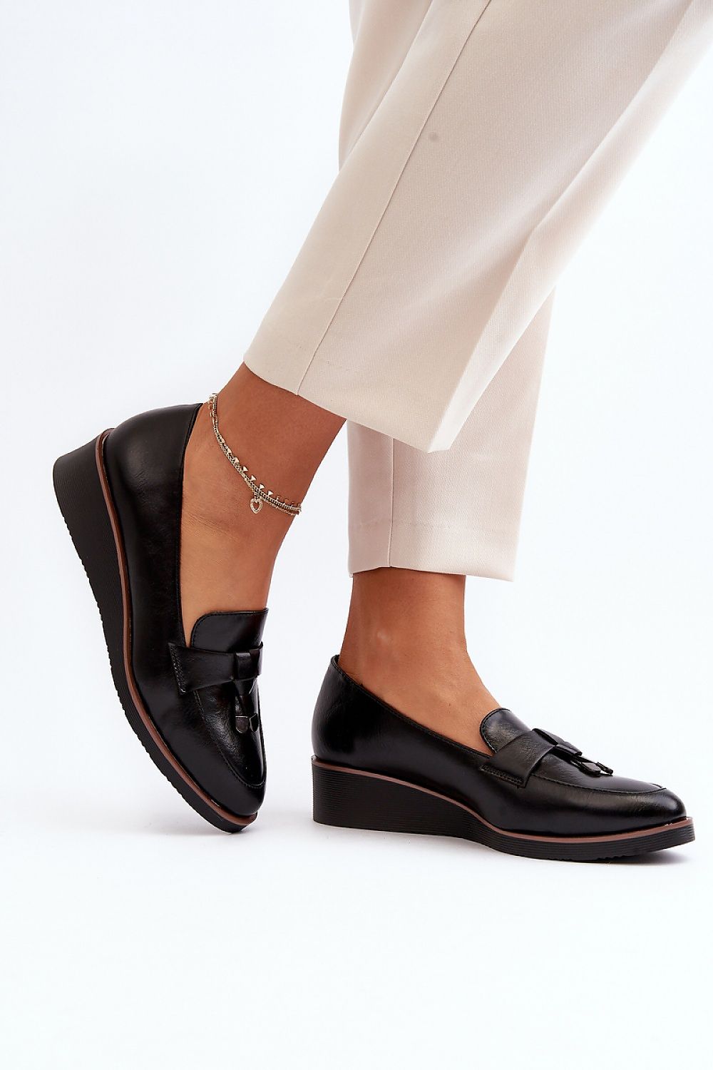  Pantofi cu talpă tip pană model 191992 Step in style 