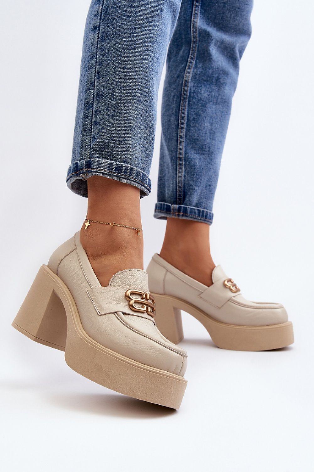  Pantofi cu toc model 192289 Step in style 
