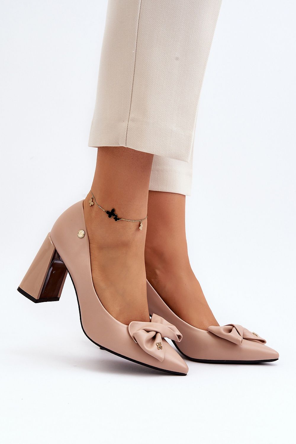  Pantofi dcu toc gros model 193388 Step in style 