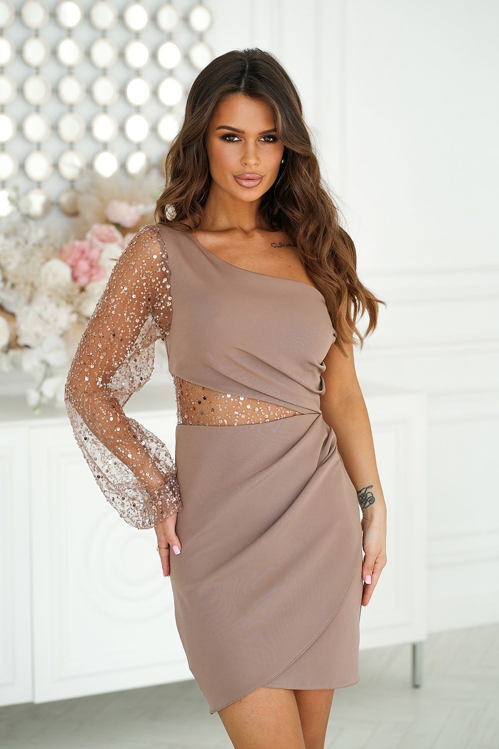  Rochie scurtă model 193801 Bicotone 