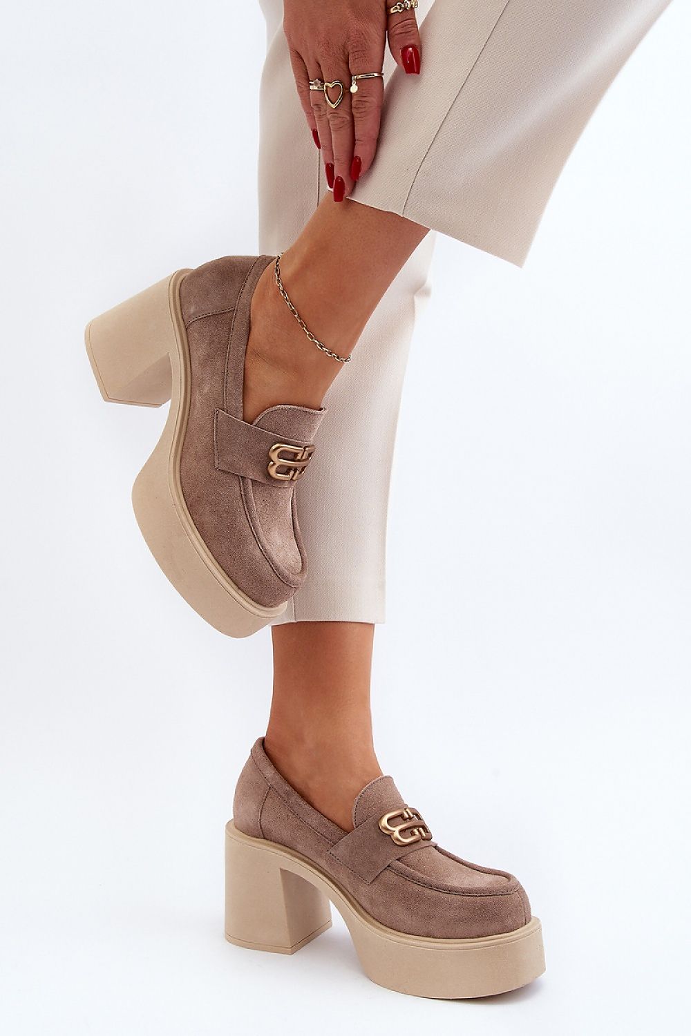  Pantofi cu toc model 193930 Step in style 
