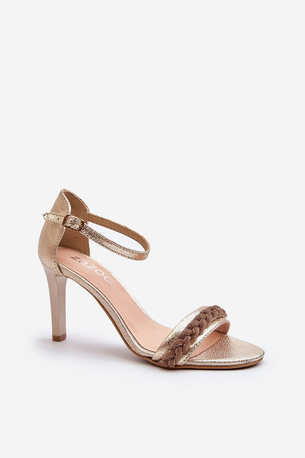  Sandale cu toc model 194688 Step in style 