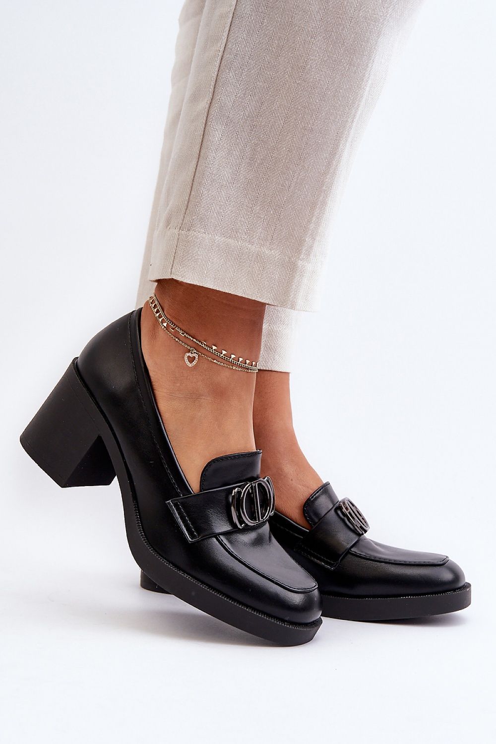  Pantofi cu toc model 195401 Step in style 