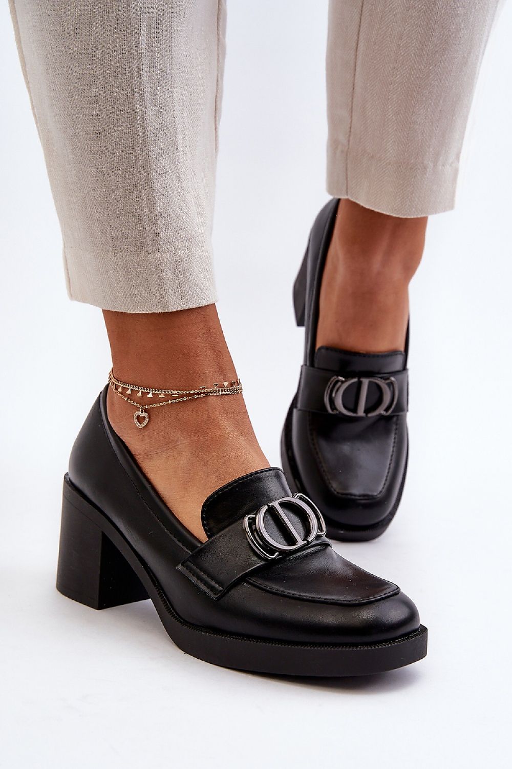  Pantofi cu toc model 195401 Step in style 