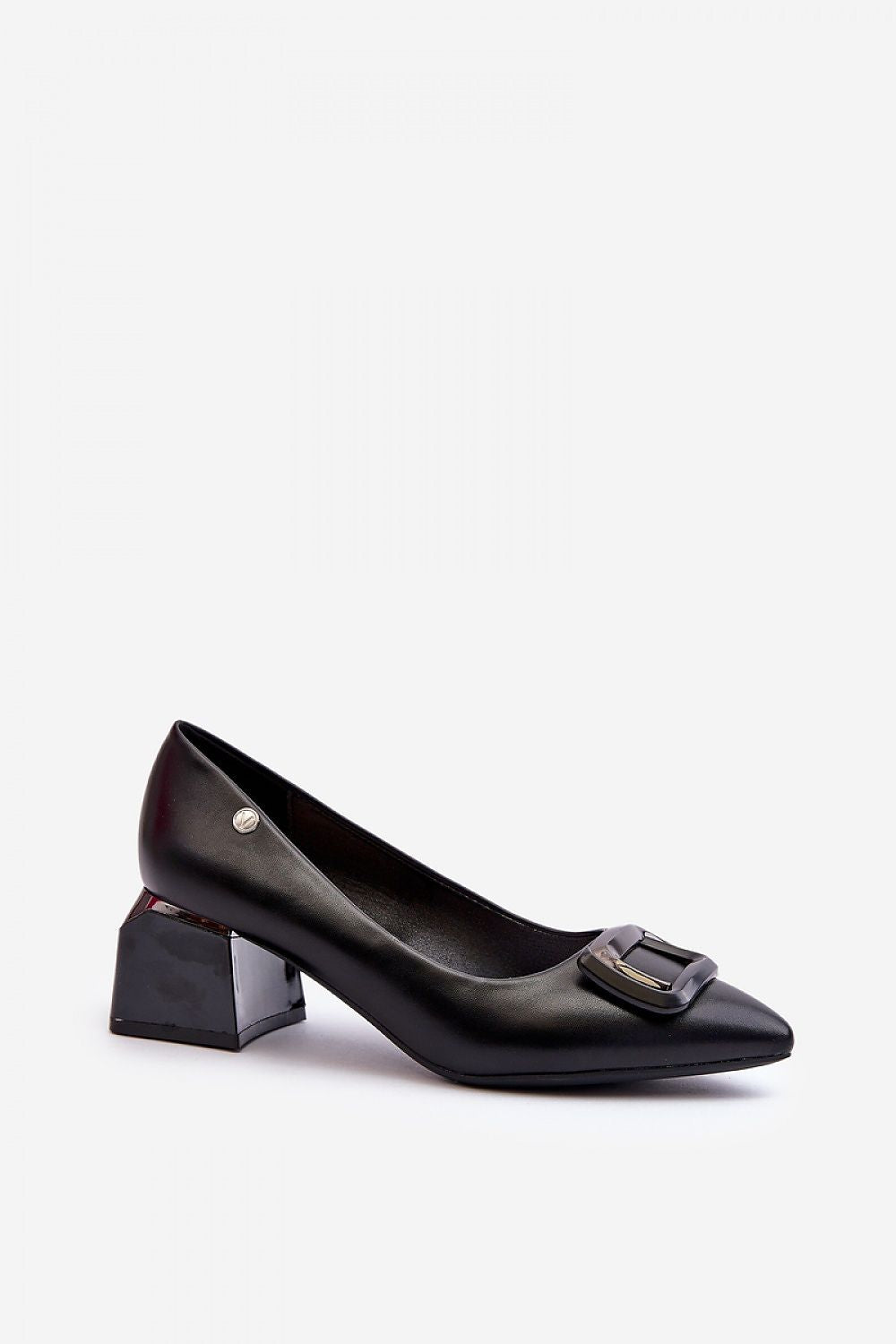  Pantofi cu toc simplu model 195412 Step in style 