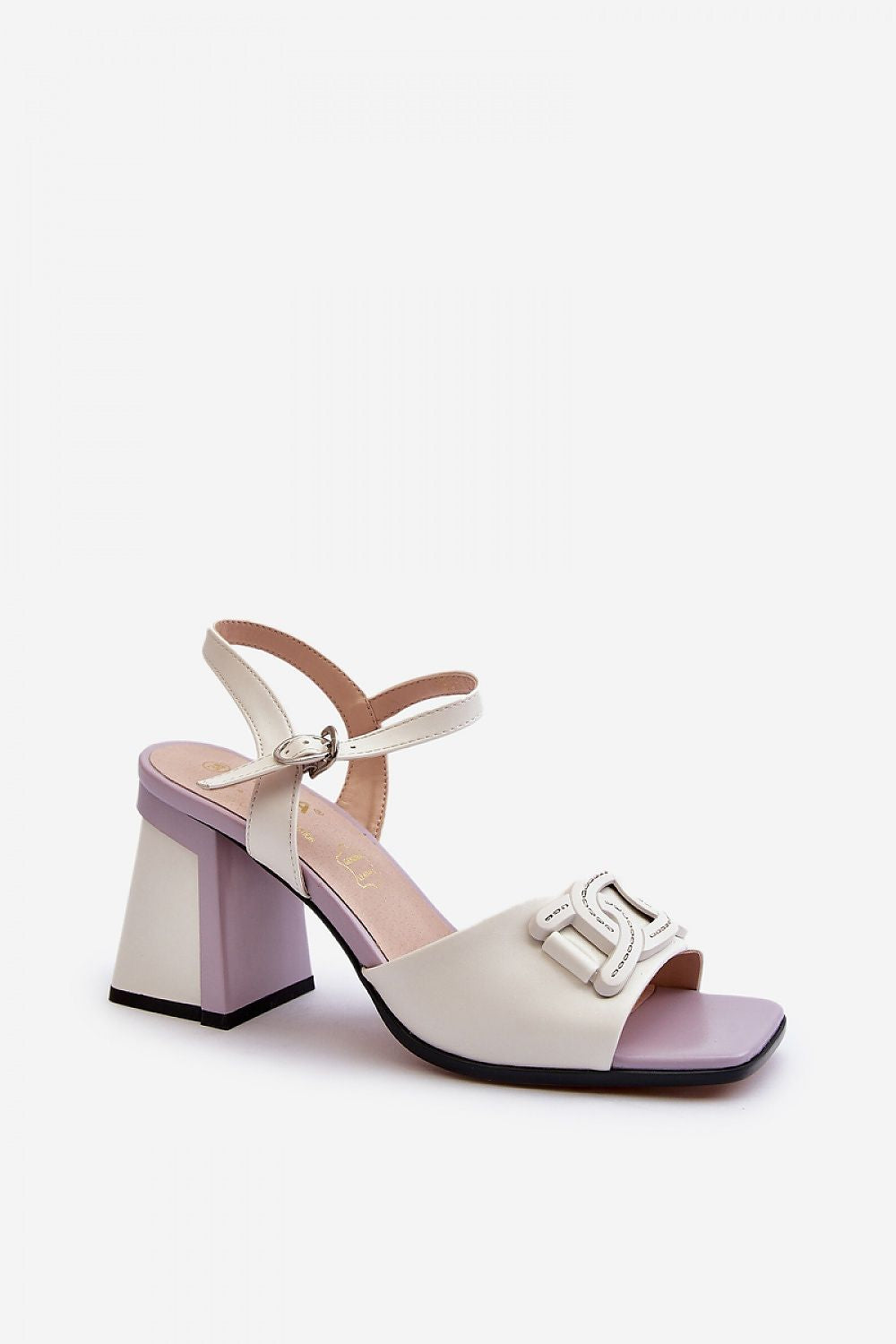  Sandale cu toc model 195418 Step in style 
