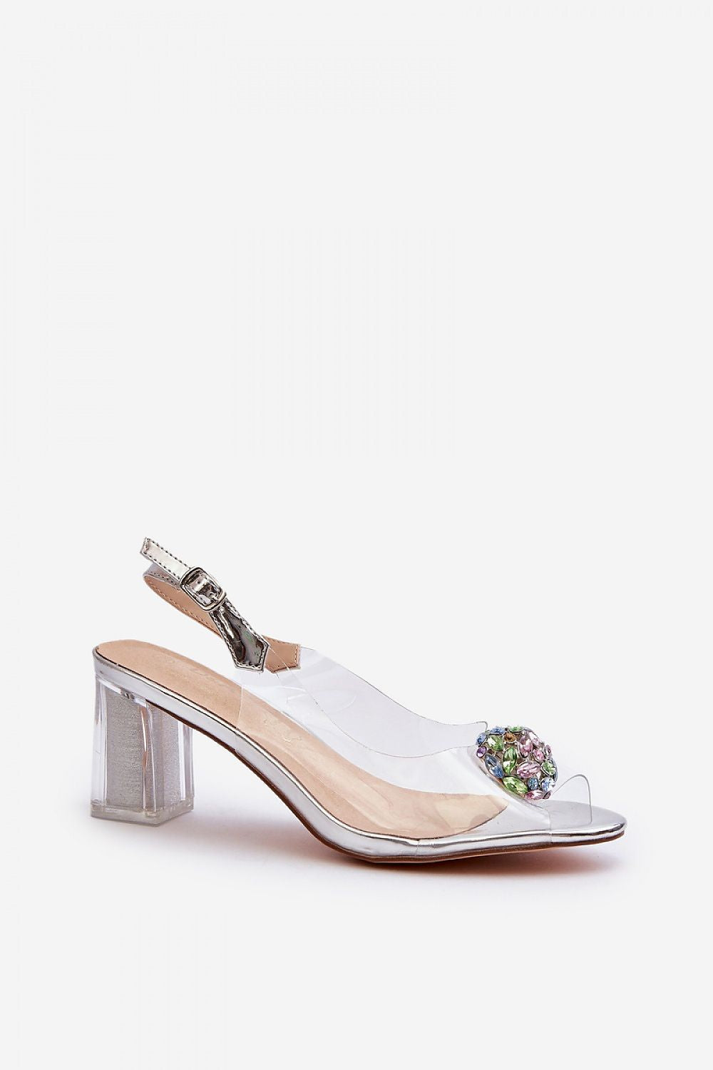  Sandale cu toc model 195424 Step in style 