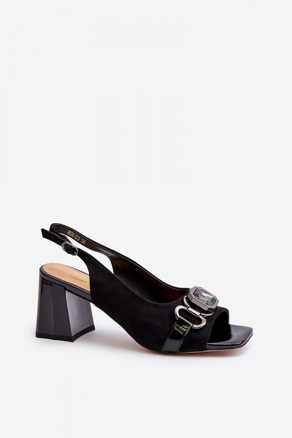  Sandale cu toc model 195425 Step in style 