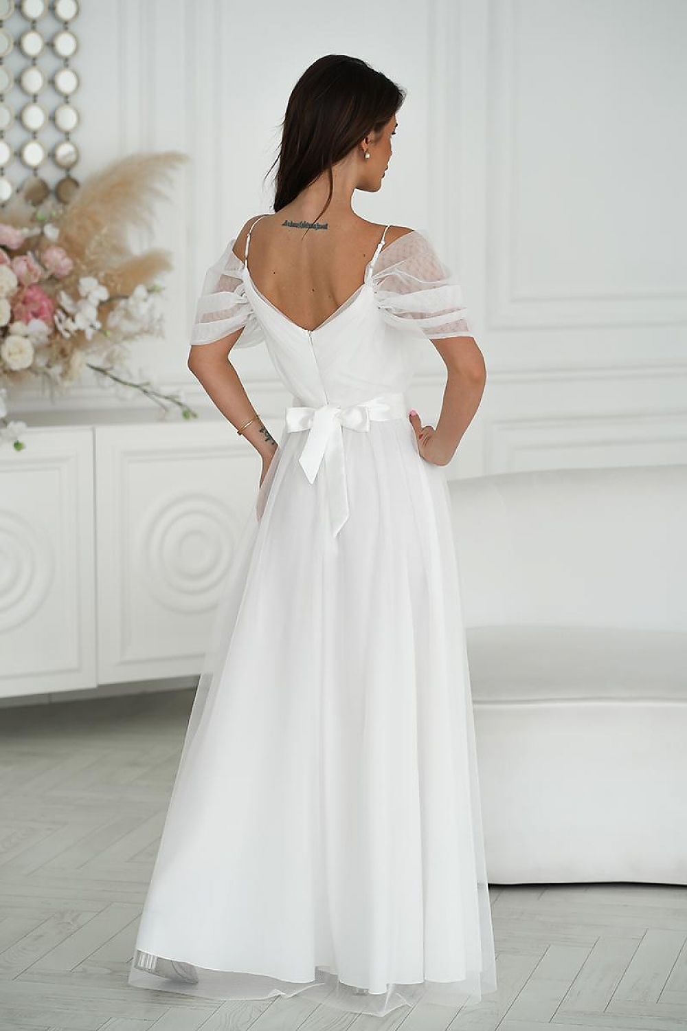  Rochie lungă model 196092 Bicotone 