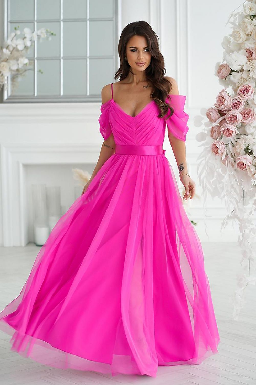  Rochie lungă model 196094 Bicotone 