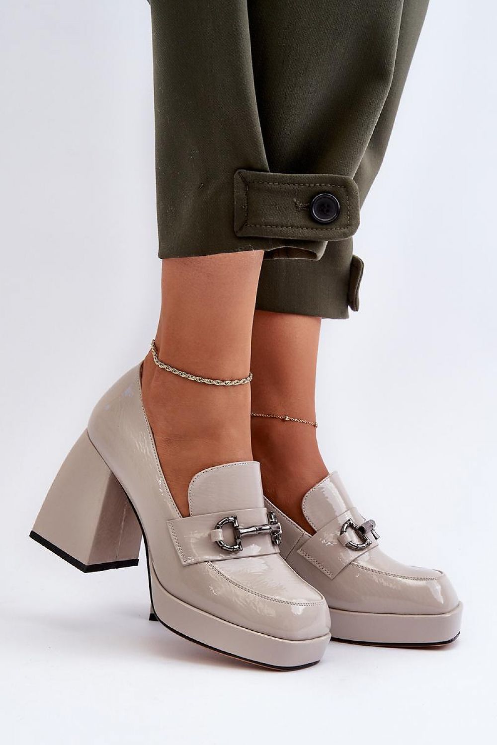  Pantofi cu toc model 196315 Step in style 