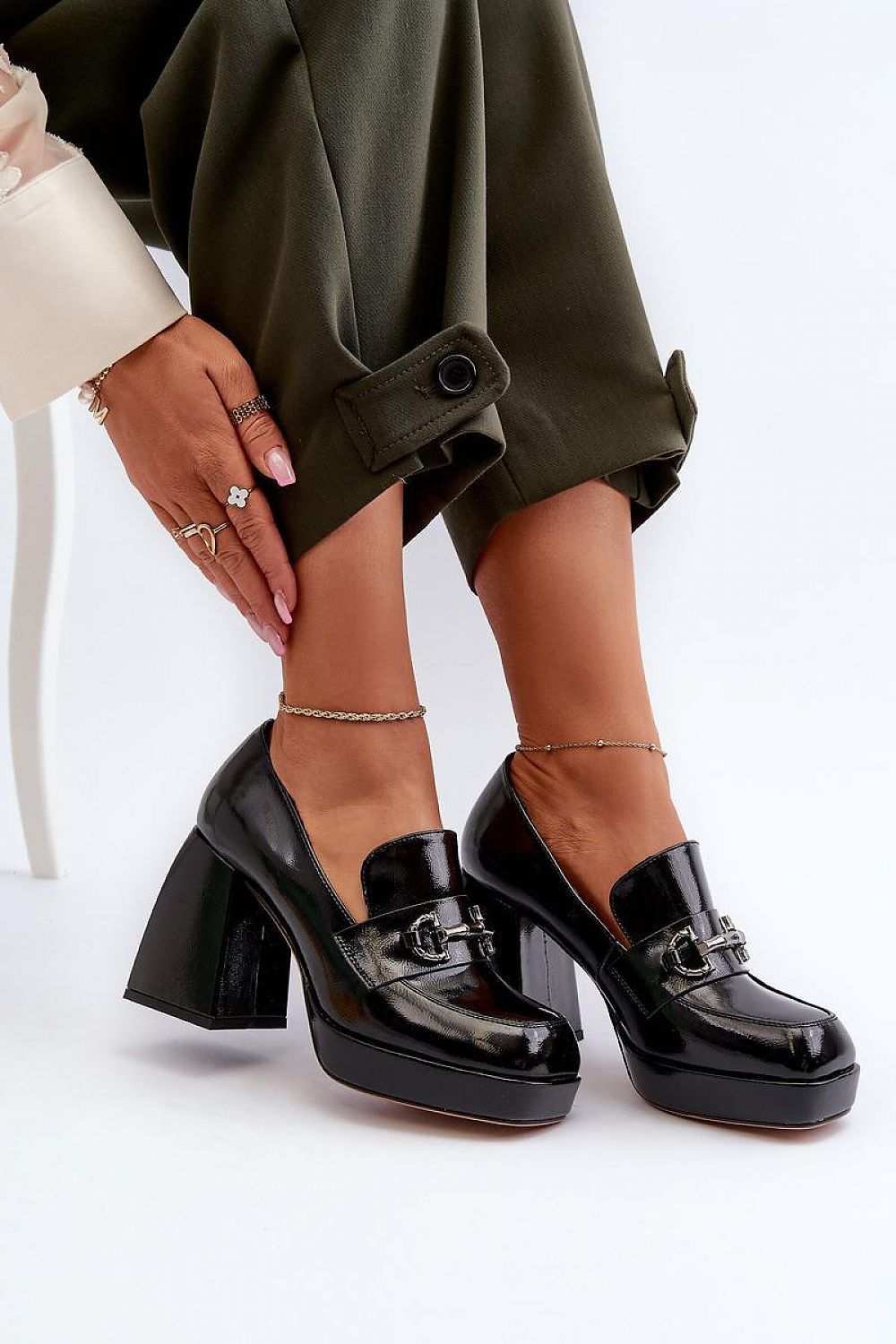  Pantofi cu toc model 196316 Step in style 