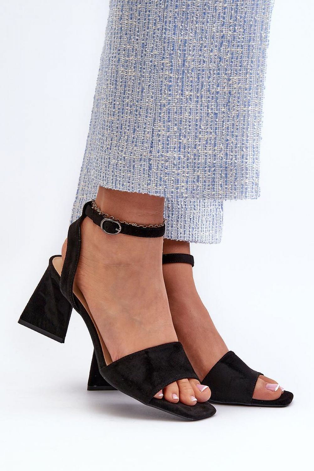  Sandale cu toc model 196318 Step in style 
