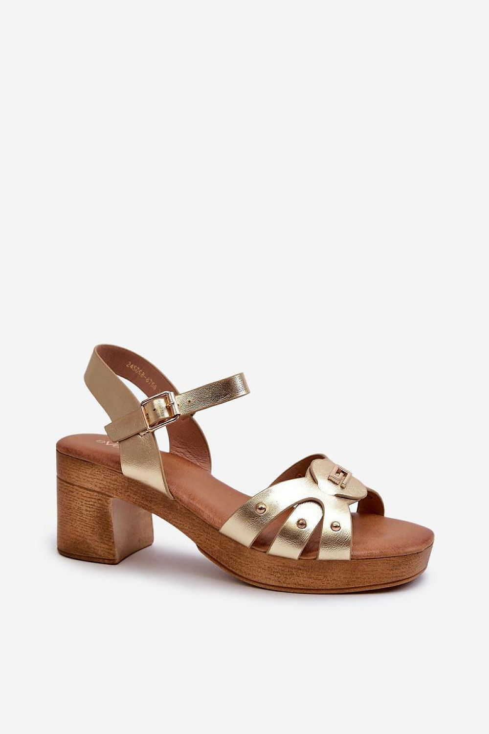  Sandale cu toc model 196334 Step in style 