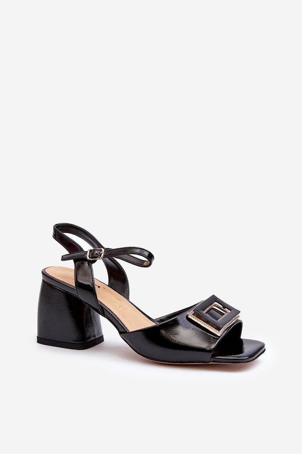  Sandale cu toc model 196646 Step in style 