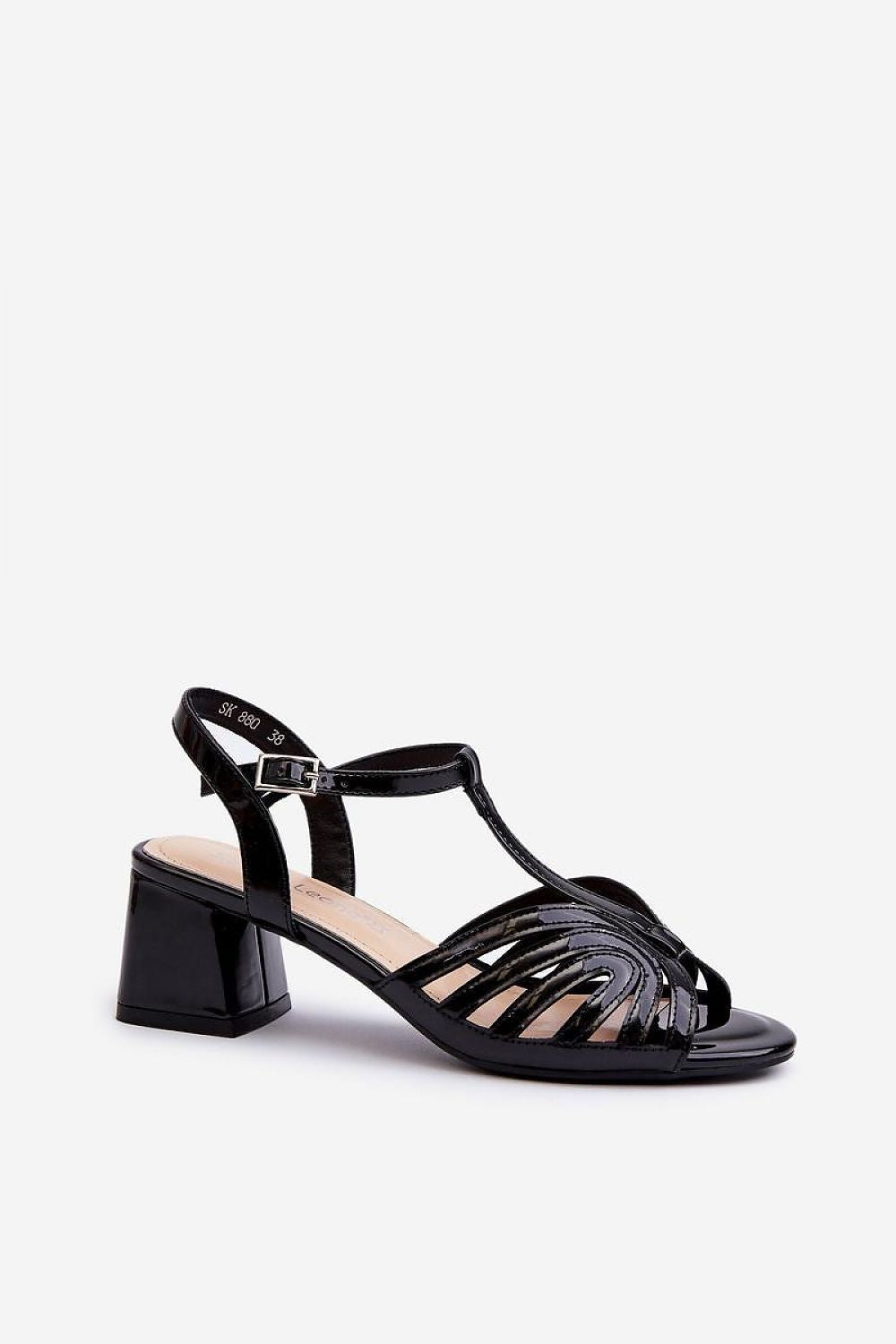  Sandale cu toc model 197091 Step in style 