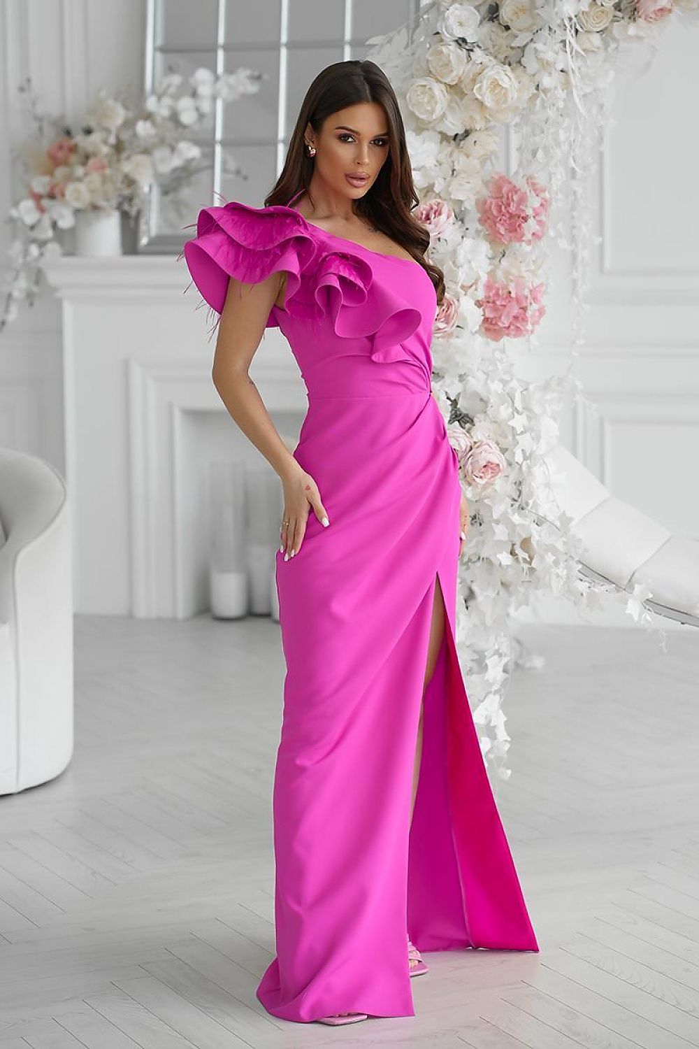  Rochie lungă model 197547 Bicotone 