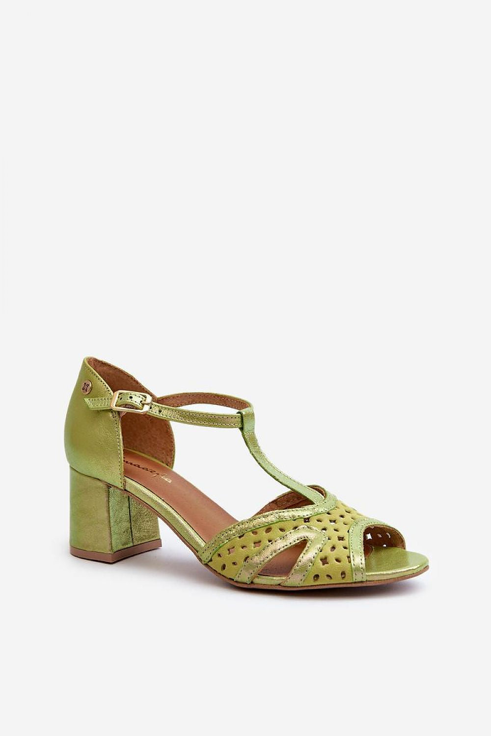  Sandale cu toc model 197702 Step in style 