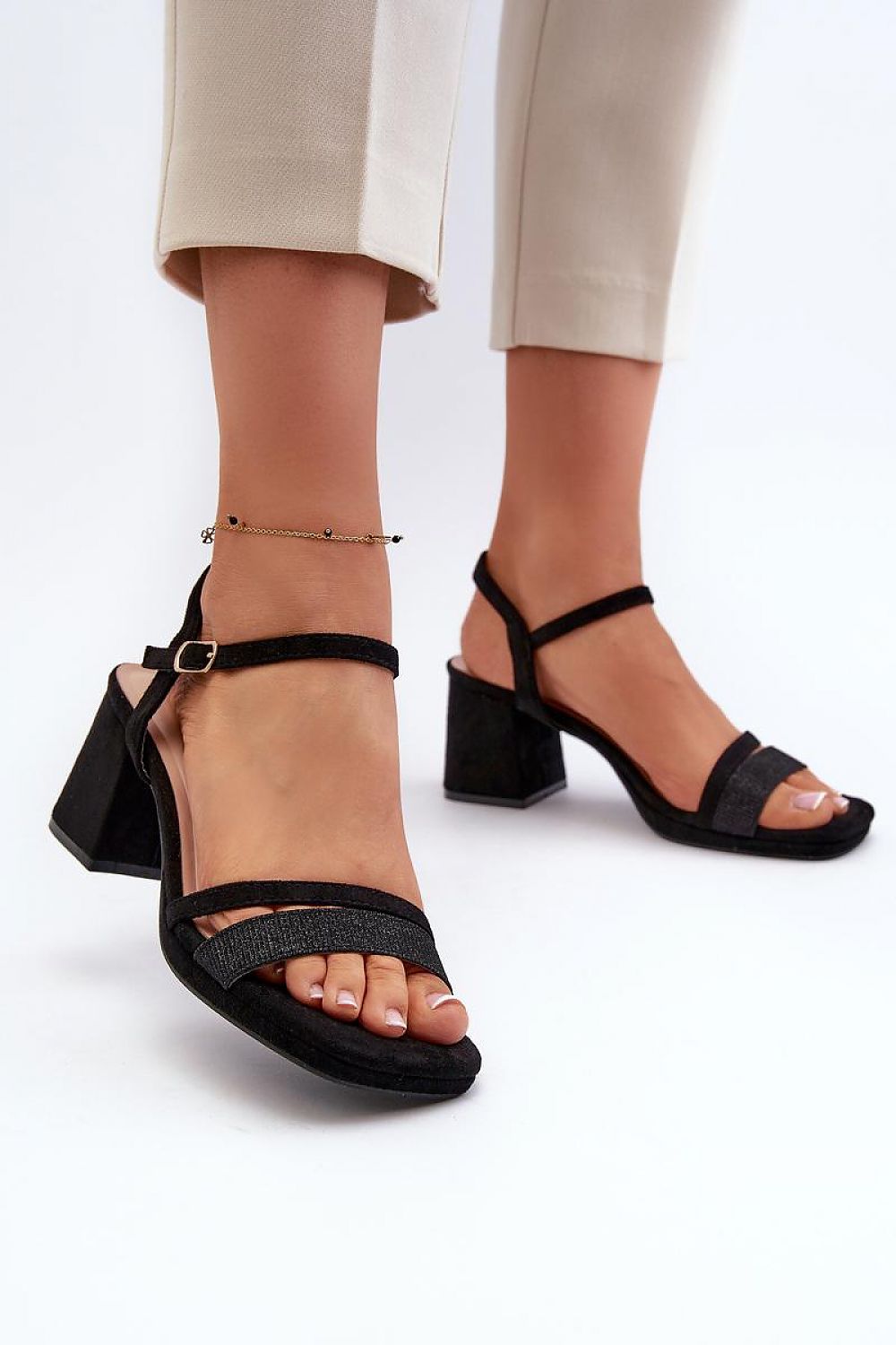  Sandale cu toc model 197897 Step in style 
