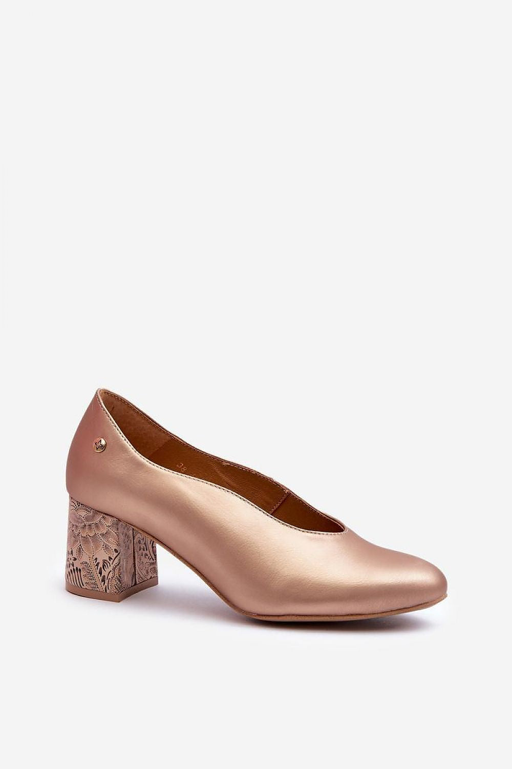  Pantofi dcu toc gros model 198121 Step in style 