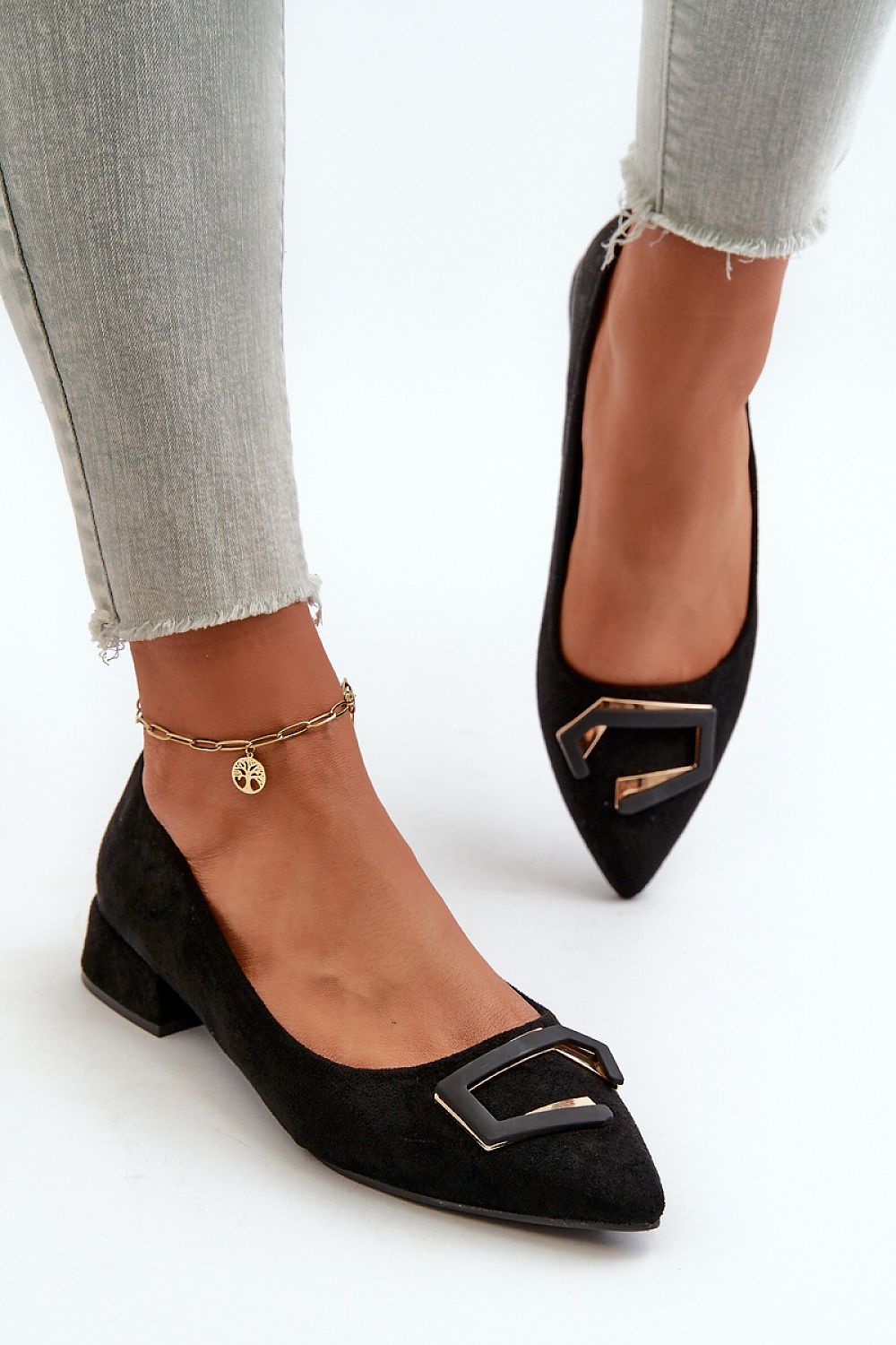  Pantofi cu toc simplu model 198482 Step in style 