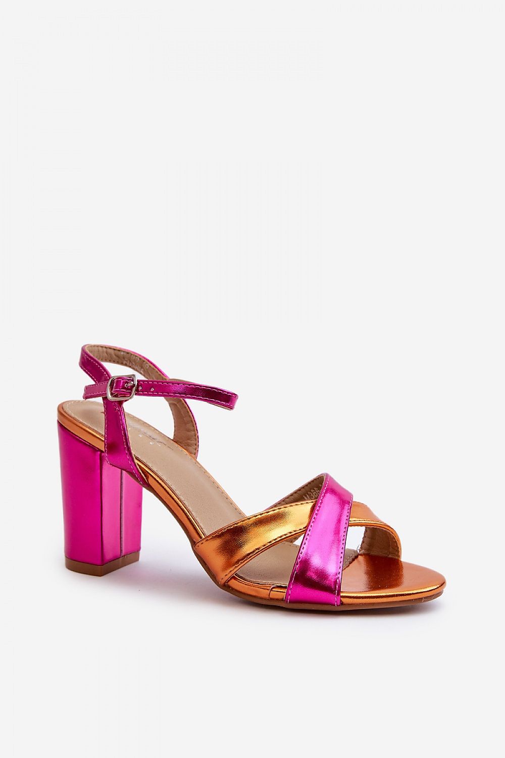  Sandale cu toc model 198680 Step in style 