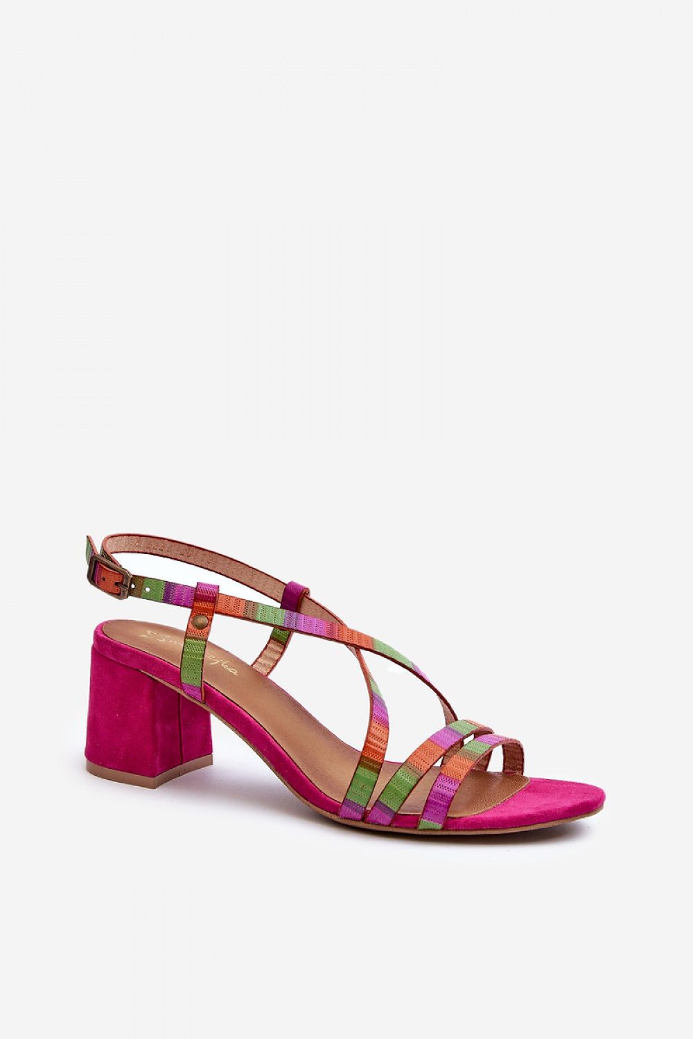  Sandale cu toc model 198795 Step in style 