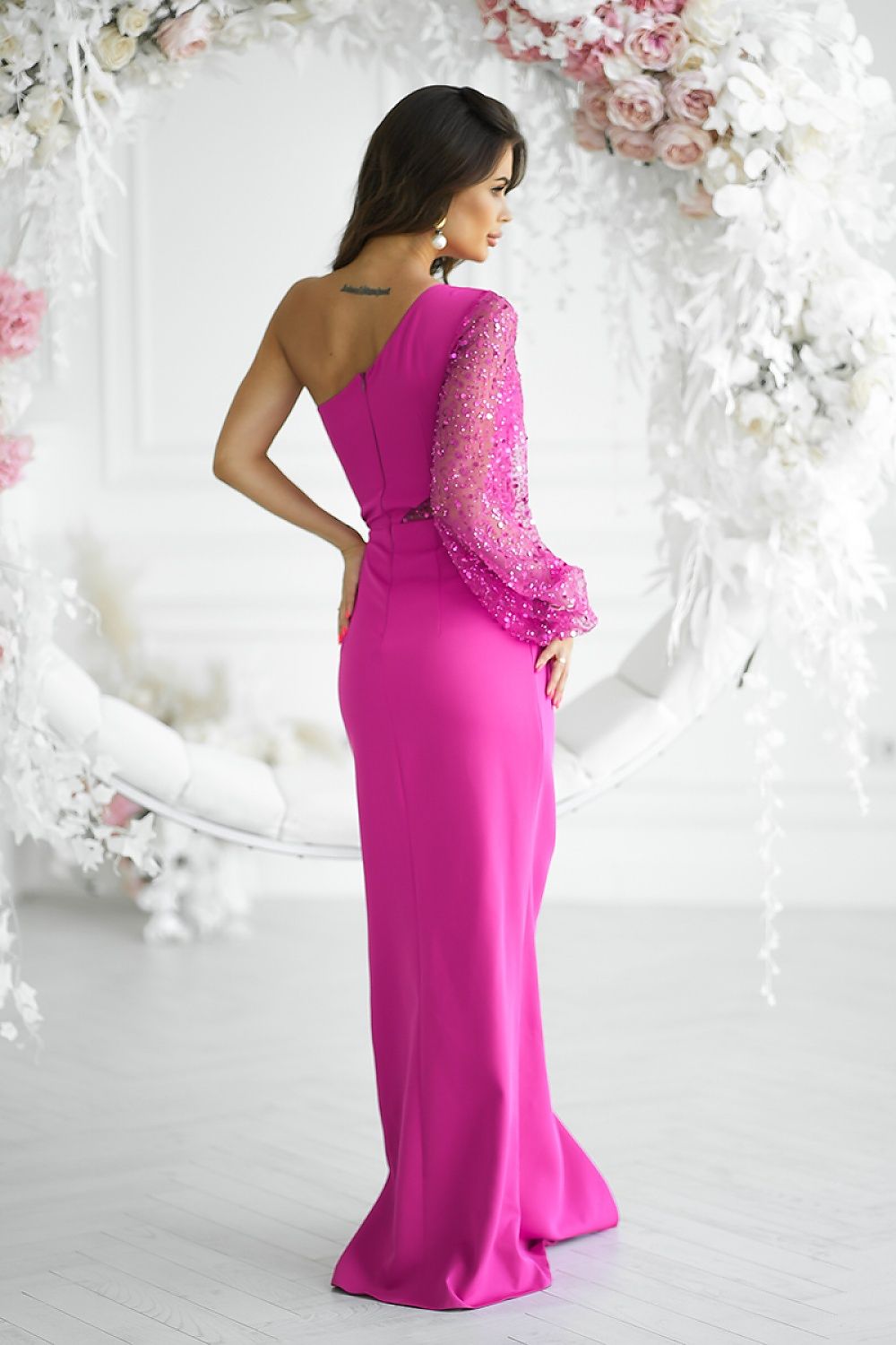  Rochie lungă model 198819 Bicotone 