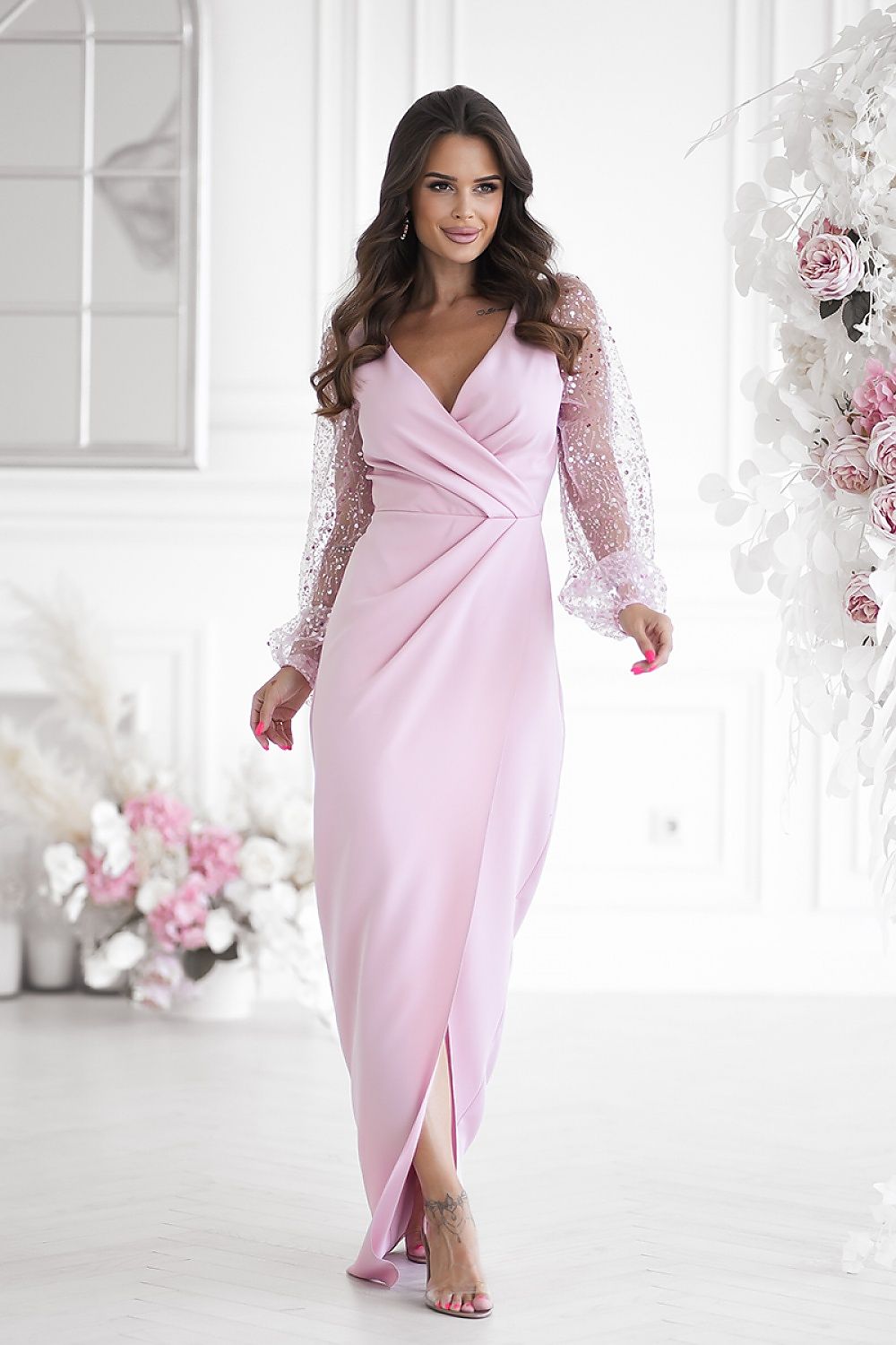 Rochie lungă model 198905 Bicotone 