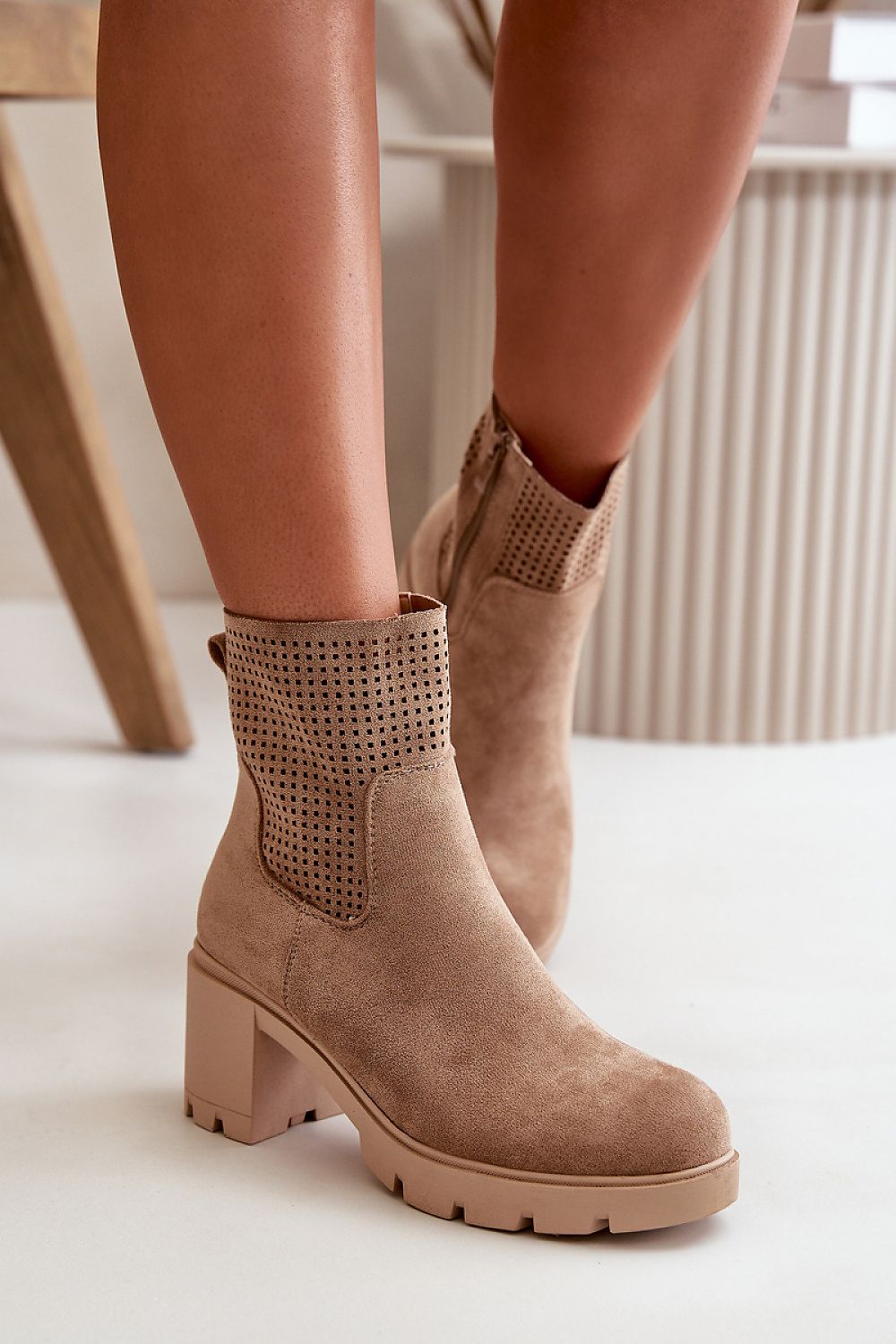  Botine cu toc model 199065 Step in style 