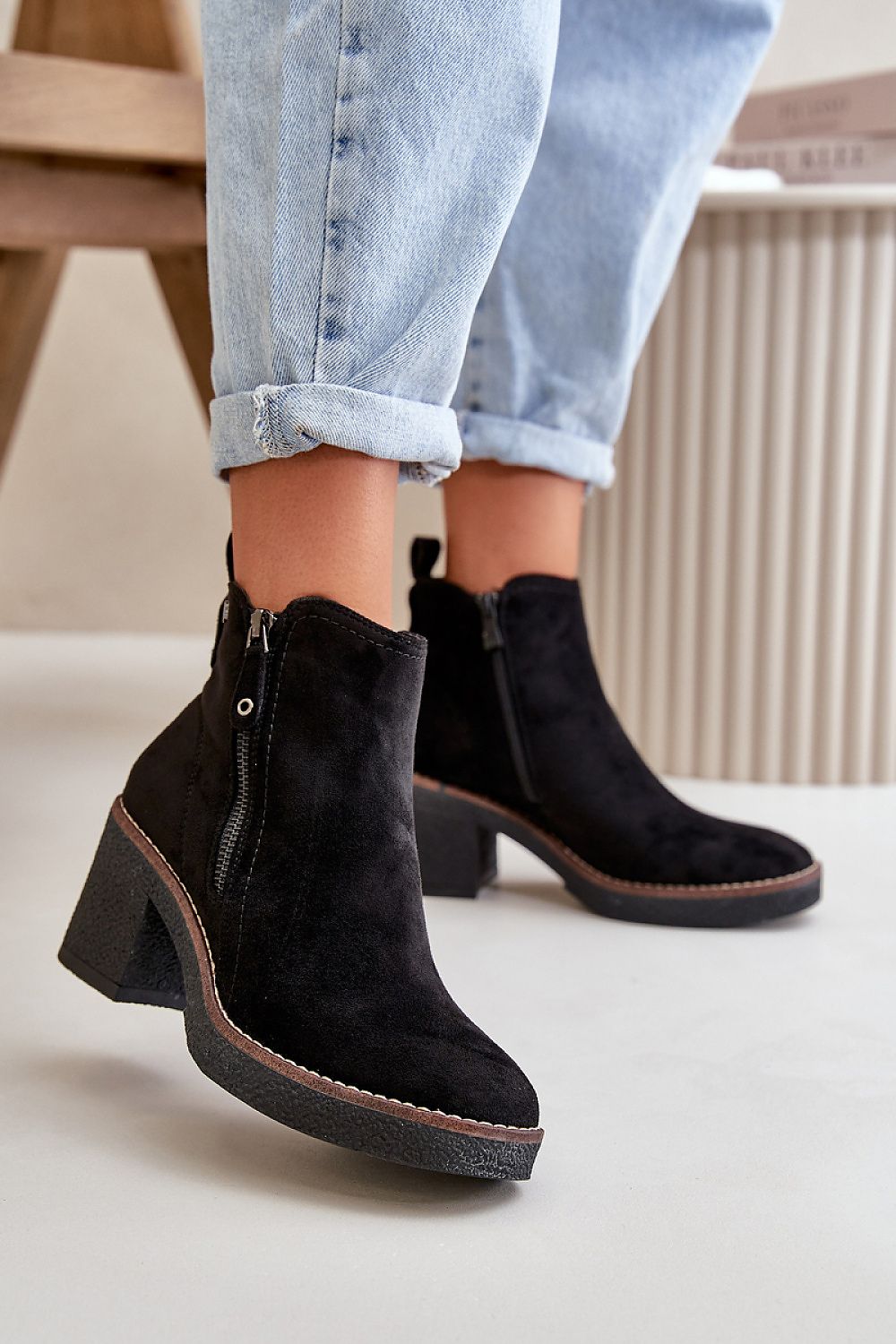  Botine cu toc model 199079 Step in style 