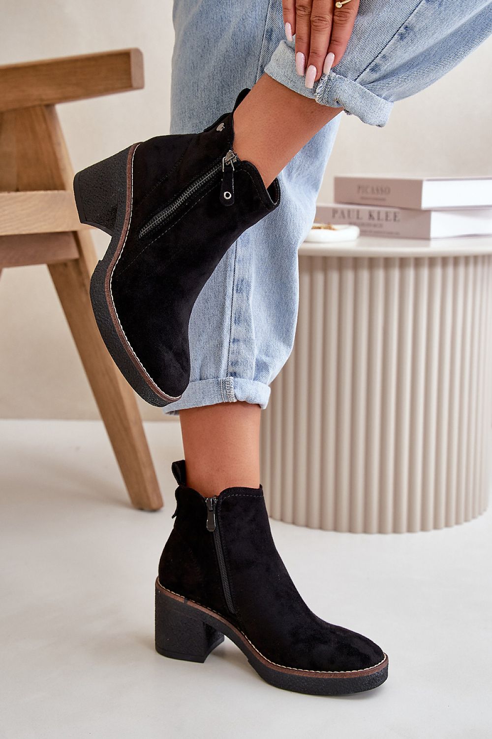  Botine cu toc model 199079 Step in style 