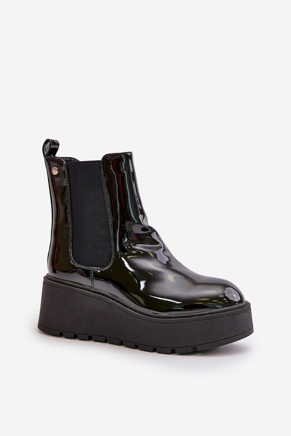  Botine cu talpă tip pană model 199264 Step in style 