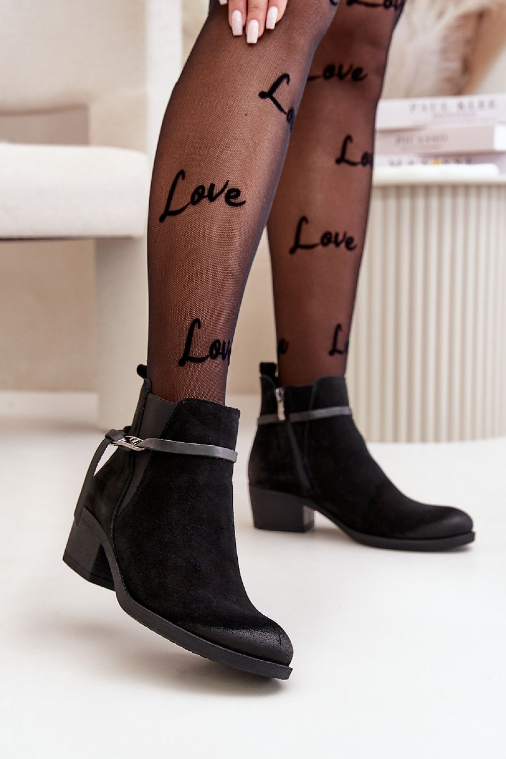  Botine cu toc model 199276 Step in style 