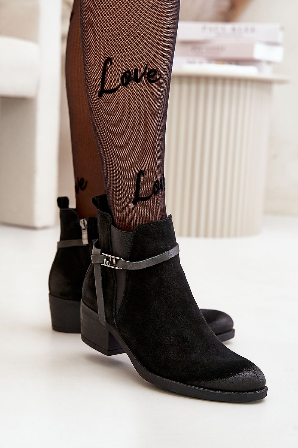  Botine cu toc model 199276 Step in style 