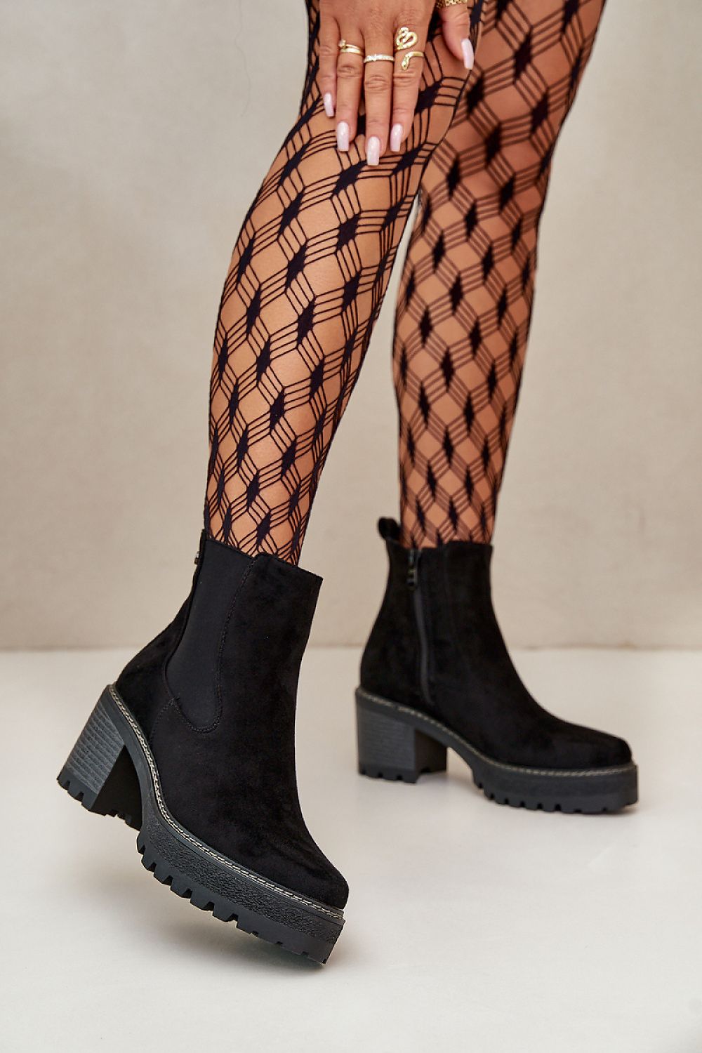 Botine cu toc model 199295 Step in style 
