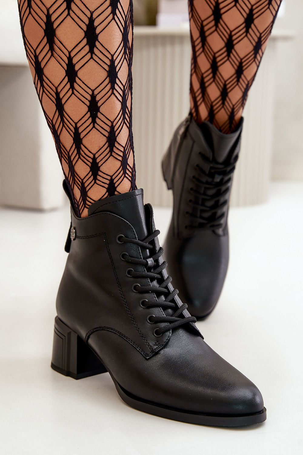  Botine cu toc model 199301 Step in style 
