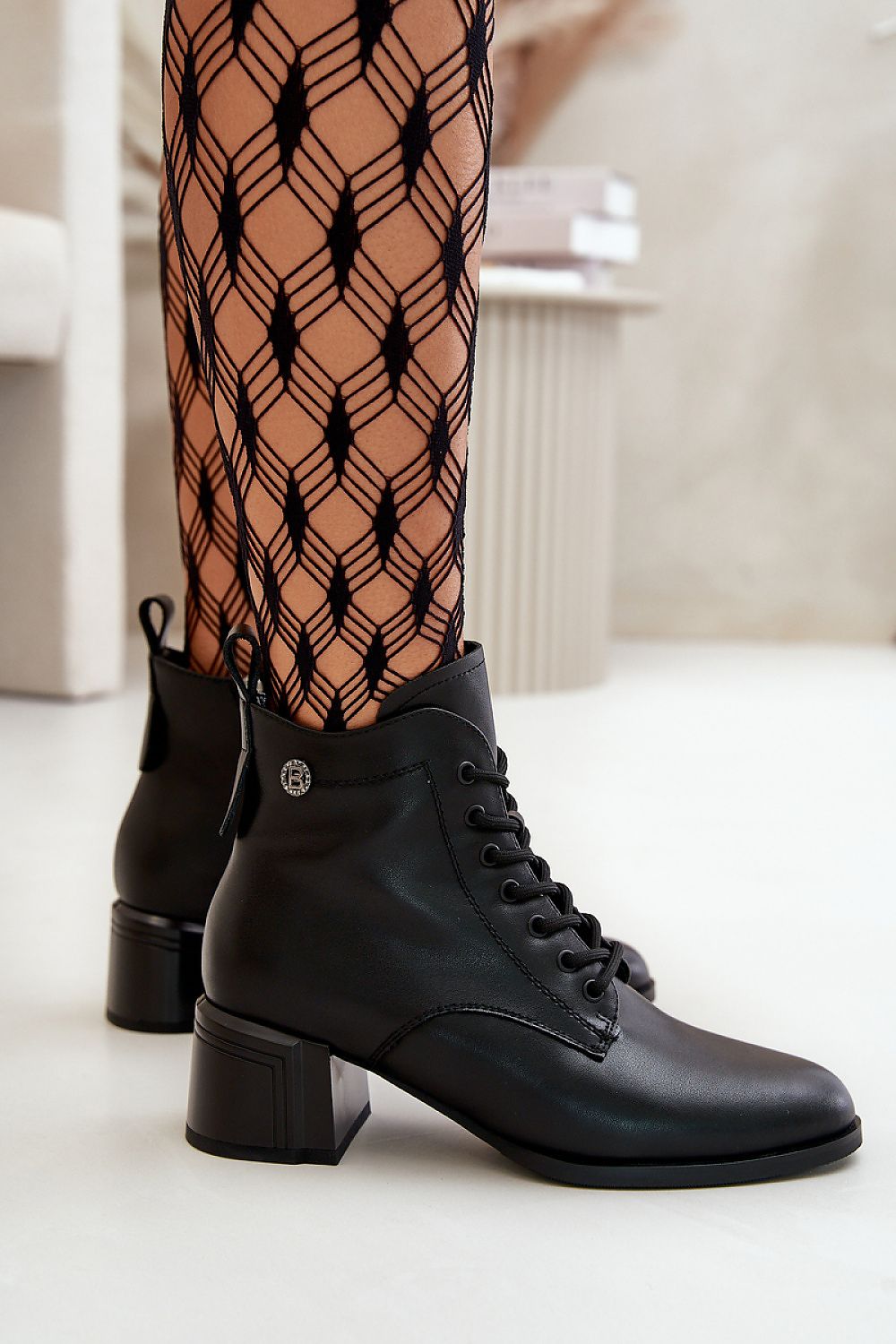  Botine cu toc model 199301 Step in style 