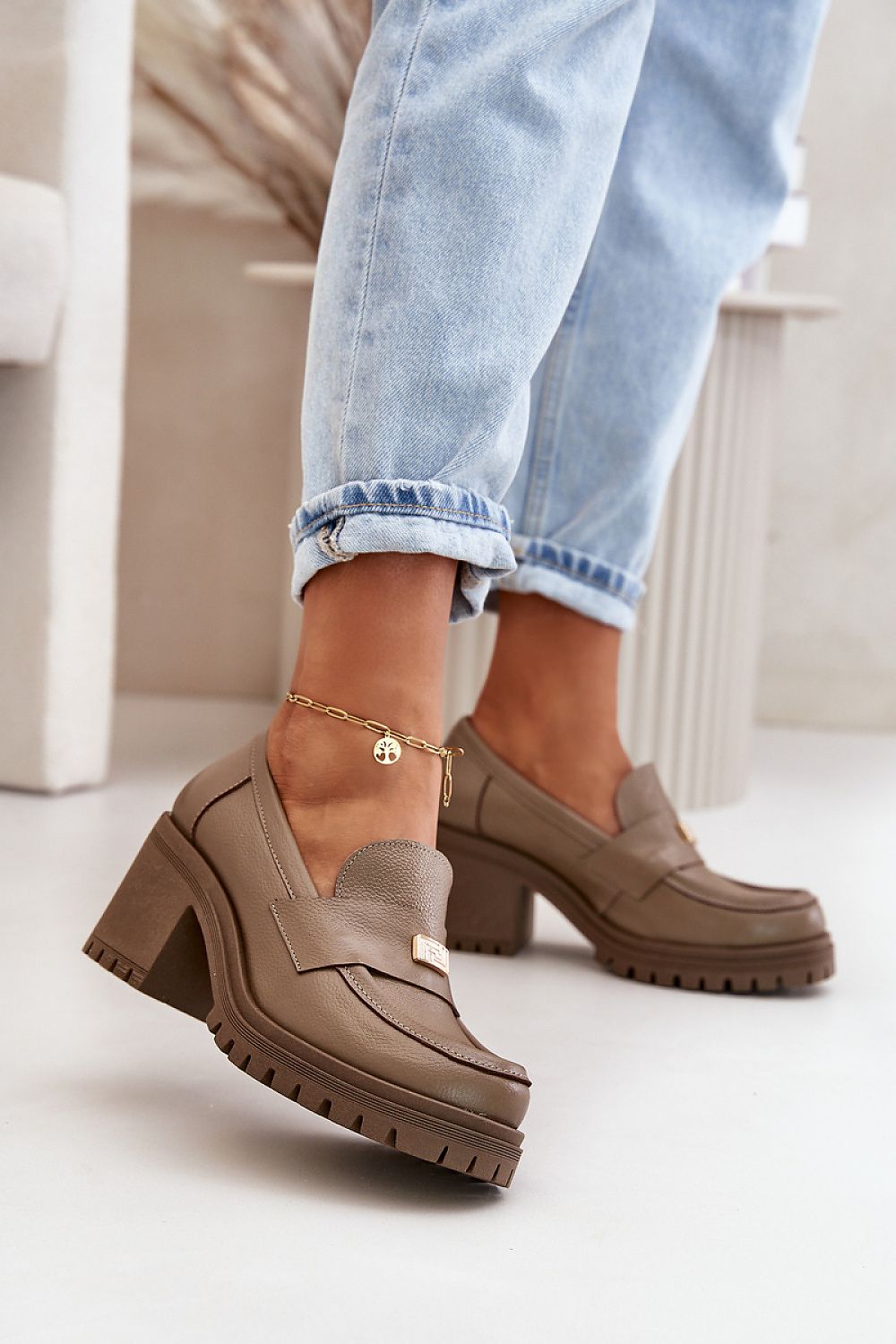  Pantofi cu toc model 199314 Step in style 