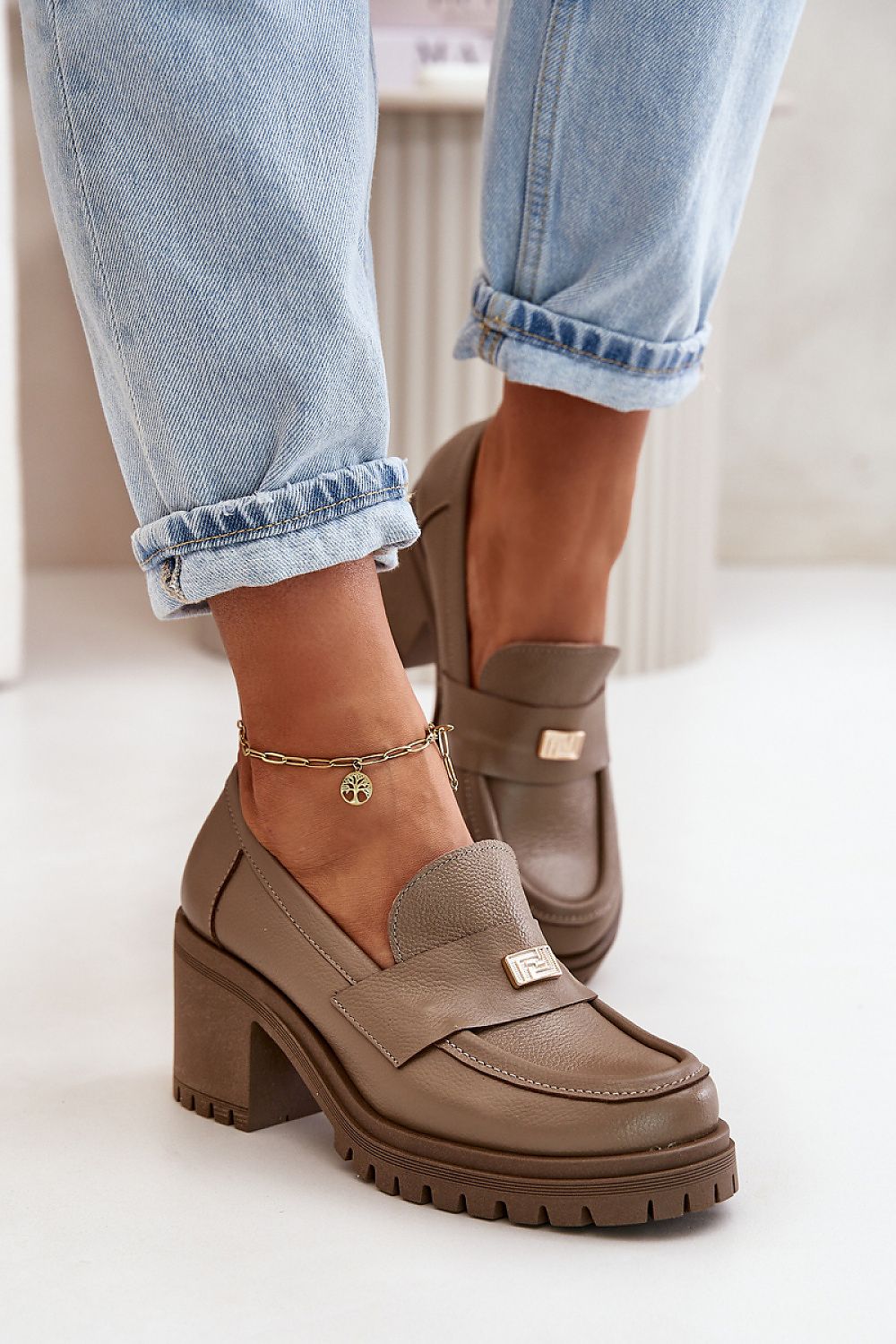  Pantofi cu toc model 199314 Step in style 