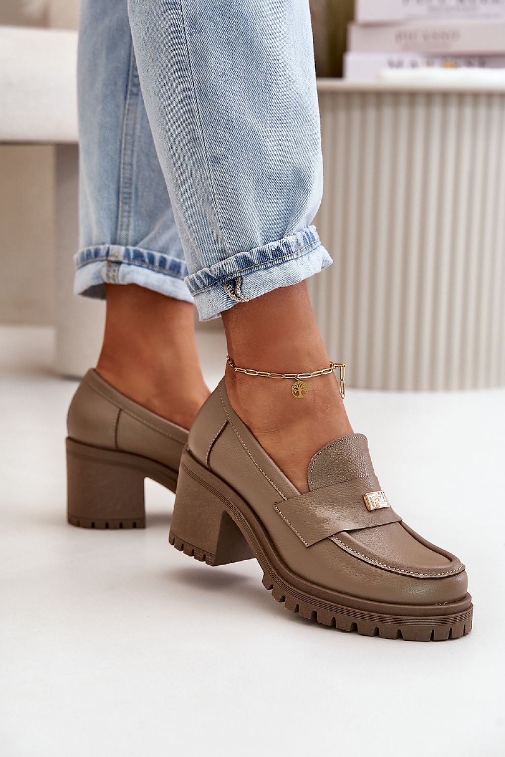  Pantofi cu toc model 199314 Step in style 