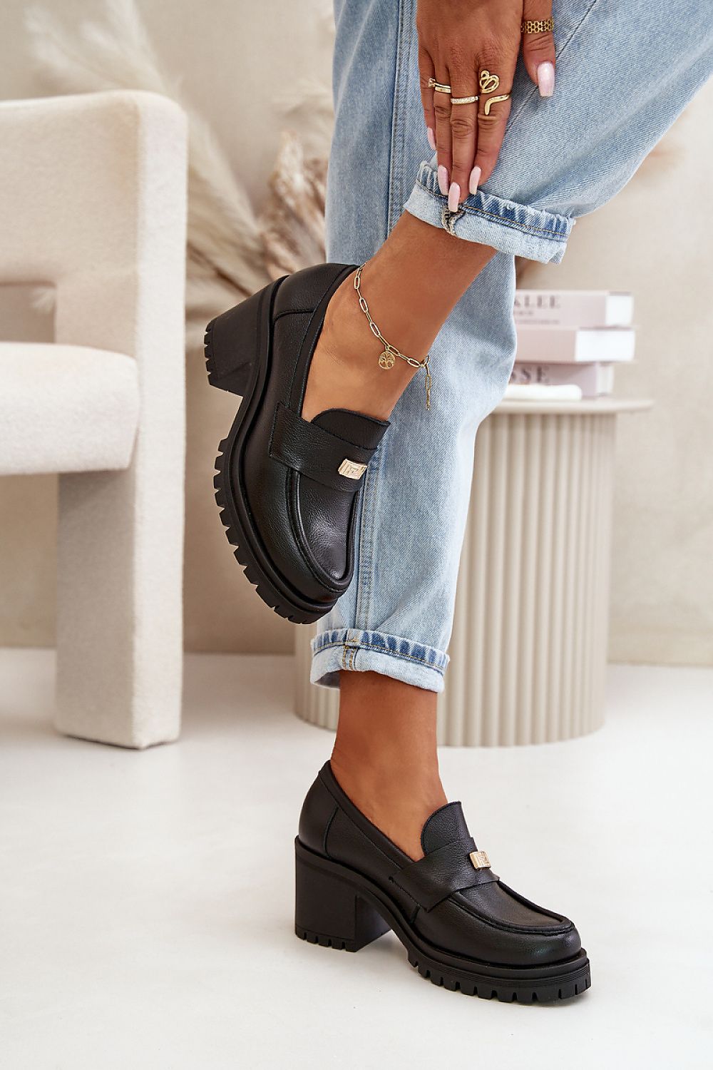  Pantofi cu toc model 199315 Step in style 