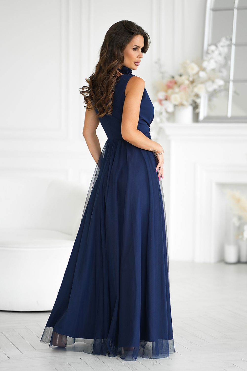  Rochie lungă model 199330 Bicotone 